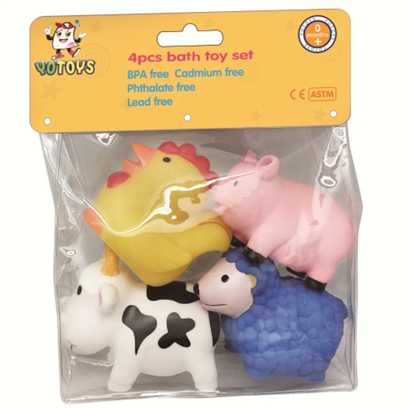 Top quality Baby PVC Toy Cute Baby Bath Toy Set Wholesale Vinyl Toy for child
