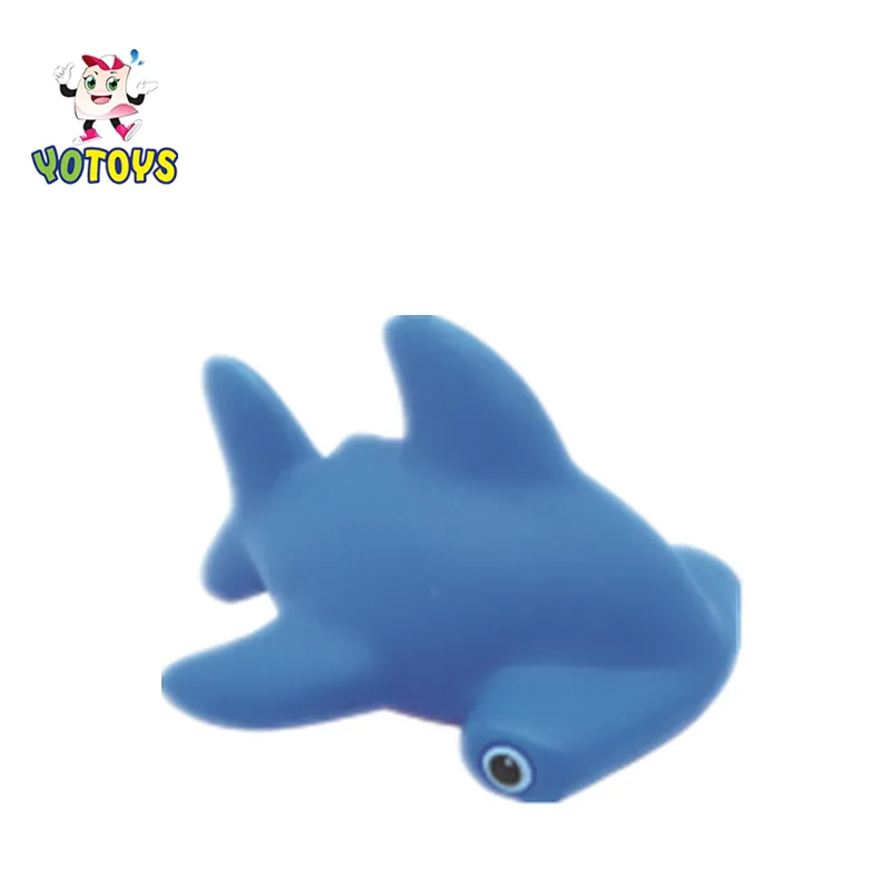 Promotion Rubber Marine Animal Water Squirter Bath Toy Set for Kids, Miniature plastic figurines Toy