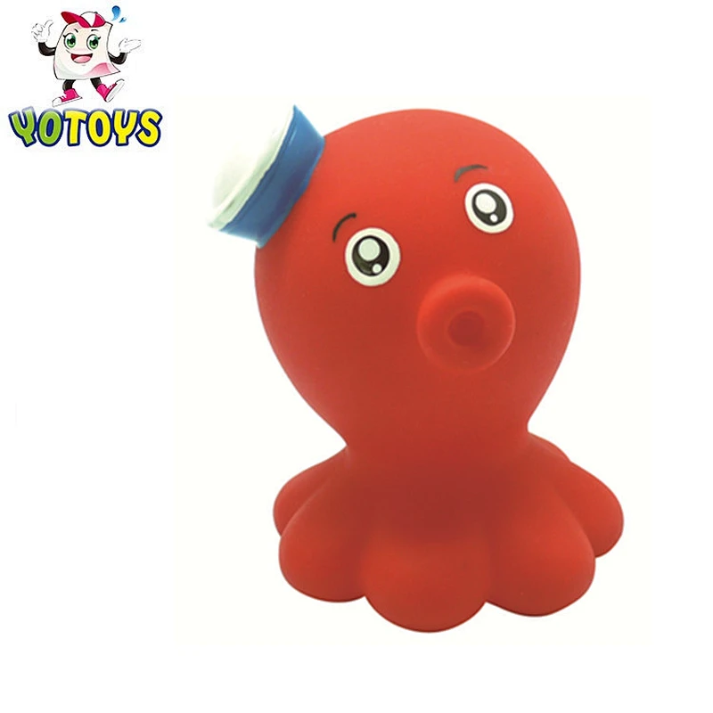 Vinyl small octopus Squirt Baby Bath Toy kids toys
