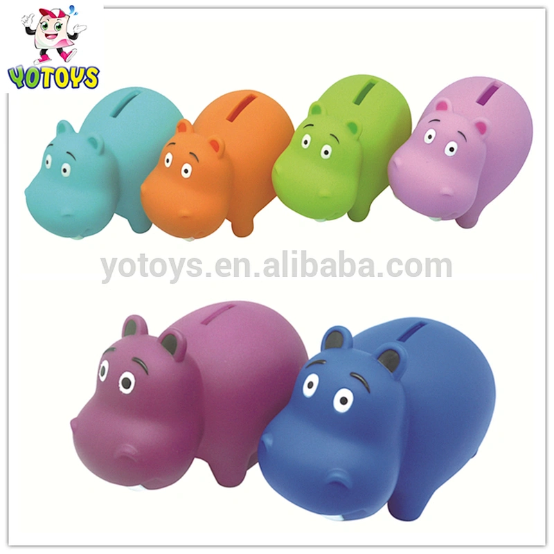 PVC RUBBER VINYL Bear Piggy Bank Animal Money Saving Bank FOR KIDS