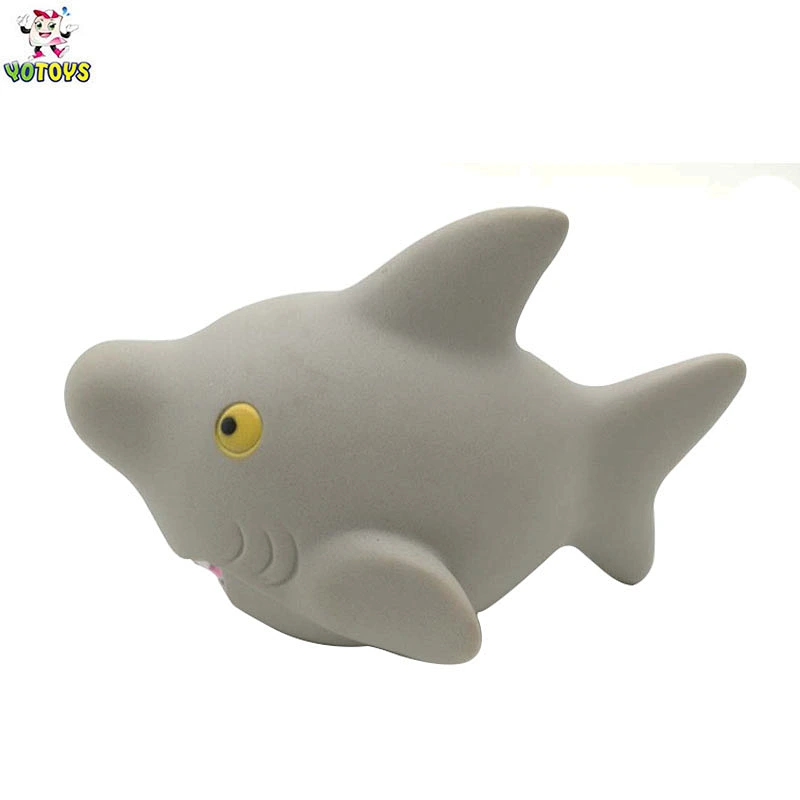 China Wholesale Baby Gift Shark Shape Plastic PVC Vinyl Toy baby bath toys shark toys for children