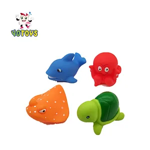 Plastic Swimming Fish Toys,Small Floating Toy Sea Plastic Animal Bath Toys