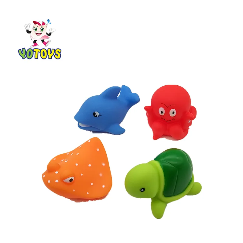 Plastic Swimming Fish Toys,Small Floating Toy Sea Plastic Animal Bath Toys