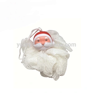 High quality mesh bath puff soap ball with cute toys