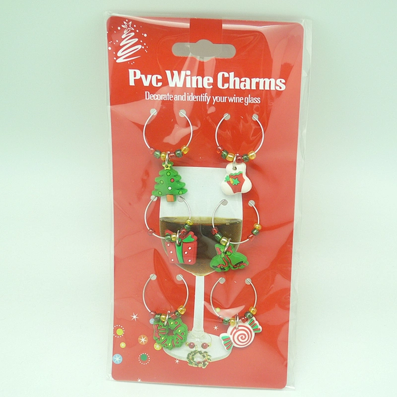 Christmas beautiful Wine Charms/ Xmas Wine Charms/ Beautiful bar wine charms
