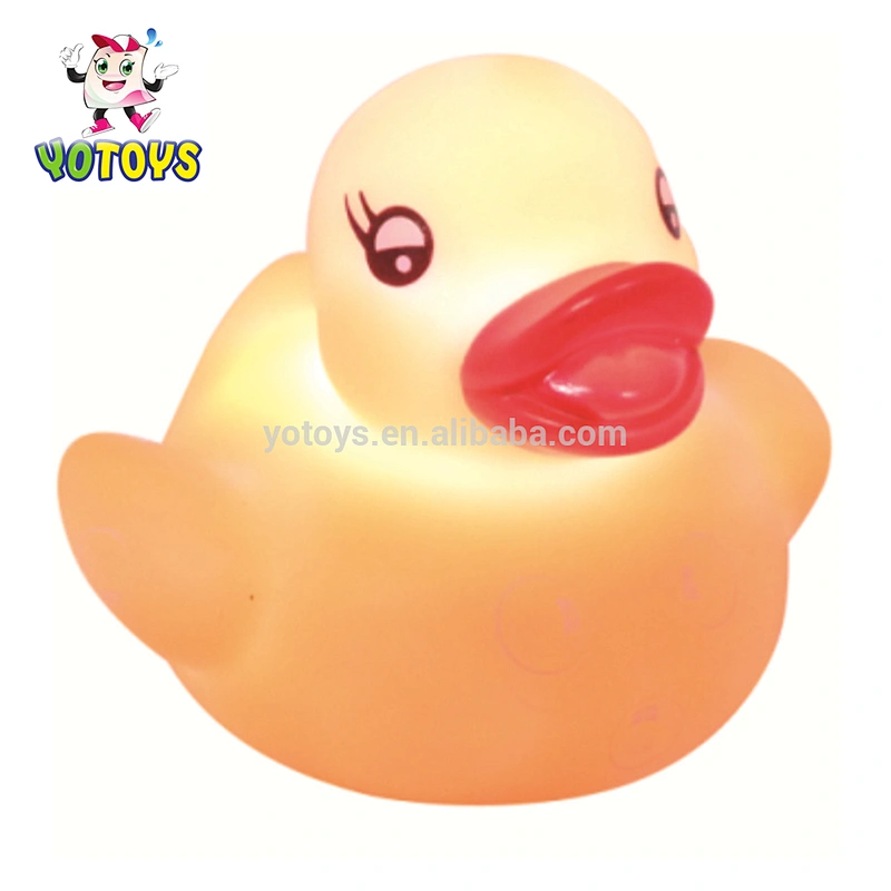 YTFT019 flashing duck bath toys/LED duck toy