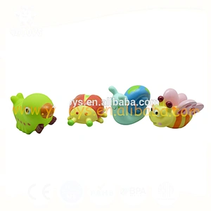 EN71 Floating custom make squeeze toy plastic bath time pvc toy