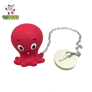 Bathroom Swimming Cow Rubber Water Bathtub Stopper
