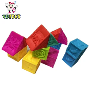 Hot sale Vinyl PVC plastic building blocks toys for kids blocks