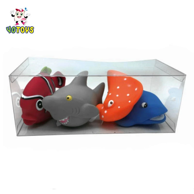 Pink and White Color Little Bath Duck with Hearts in PVC Box