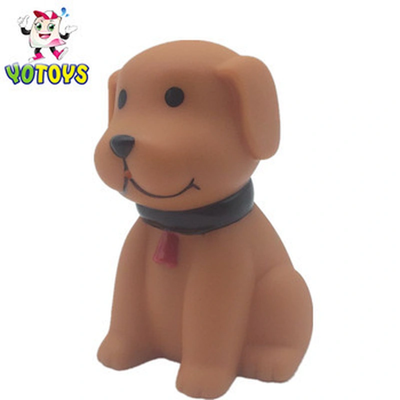 Animal dog toy eco friendly material shower time rubber toys for baby