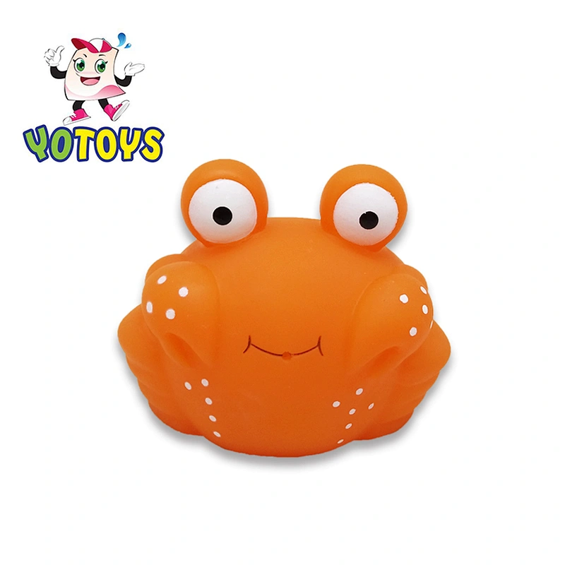 Fast selling Rubber OEM Sea Animal Changing Color Vinyl Toys for baby bathing play