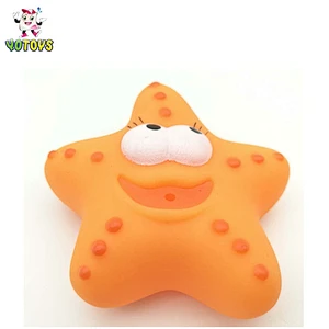 Wholesale Indoor Water Spray Starfish Toy for Kids Rubber Animals Toys