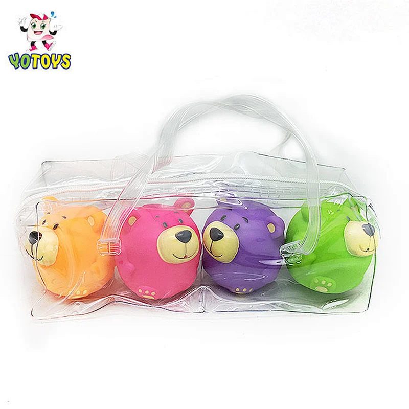 Made in China rubber toy animals custom design plastic cow toy bear pig pvc bath toy animal set