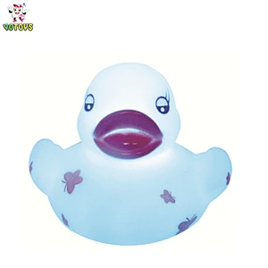 LED Nightlight Duck Toy Baby Flashing Toy Wholesale Products China