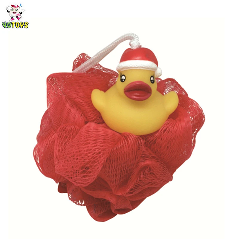 Made in China Cute Mesh Bath Ball Baby Bath Sponge Animal shower Ball baby bath toys for child