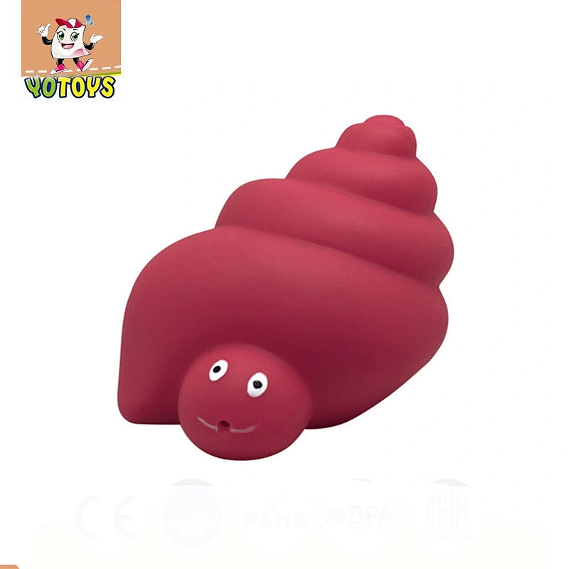 2018 Kids funny Bath Toy Rubber sea snail
