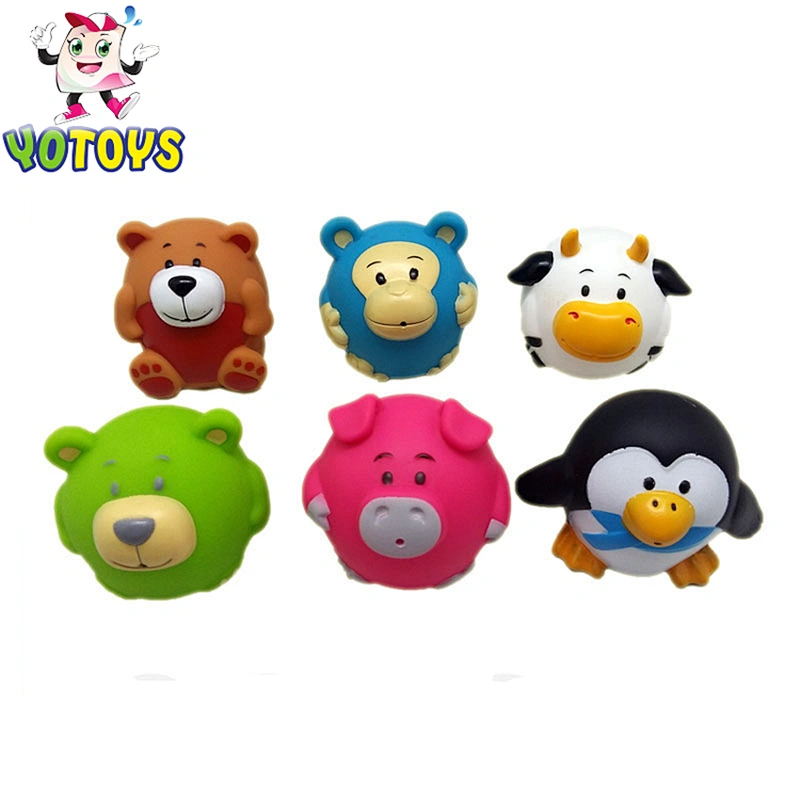 Best seller bear bath toy ,squirter toy animal bath toy set of 6 pcs