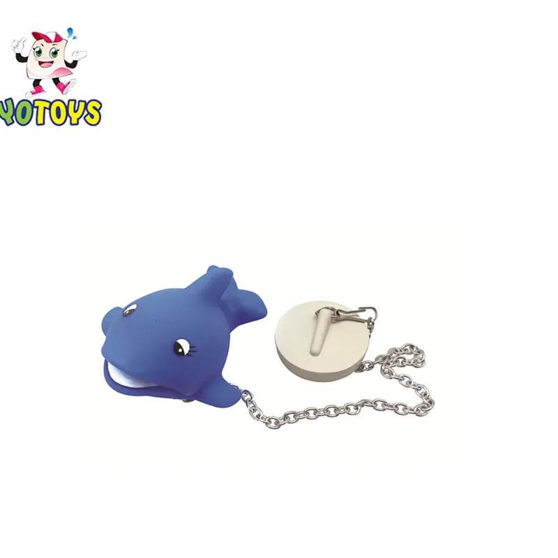 Wholesale plastic baby bath toy for children, water swimming animal toy on a plug