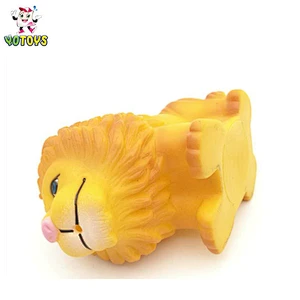 Guangdong DongguanNew Arrival Rubber Baby Wild Animal Lion Style Kid Toy