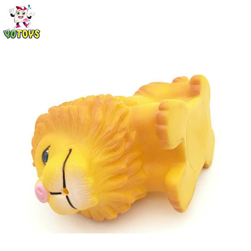 Guangdong DongguanNew Arrival Rubber Baby Wild Animal Lion Style Kid Toy