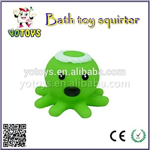 Colorful Plastic Small Sea Animal Toy Octopus For Baby Bathing Play