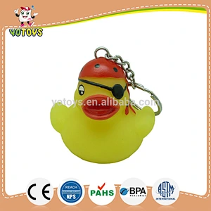2017 keyachain factory silicon custom various plastic rubber duck key chain
