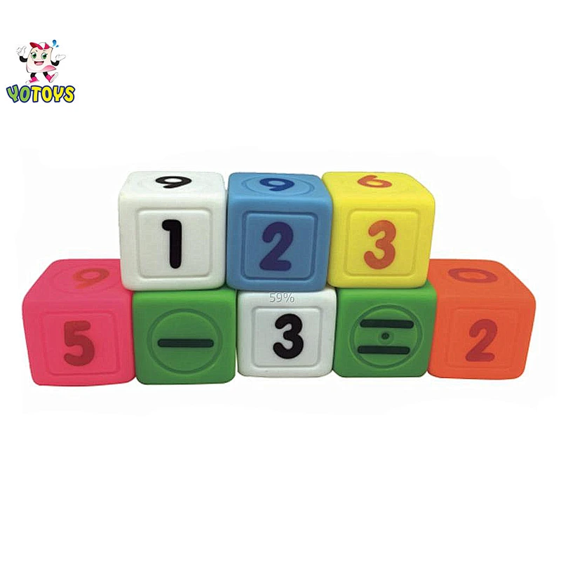 Hot Selling Multi-color Plastic Figure Dice toddler toys educational