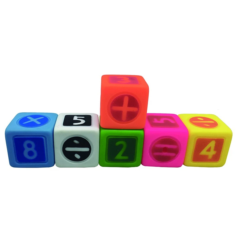 Custom Plastic Math Building Blocks Toy for Baby Educational Gift