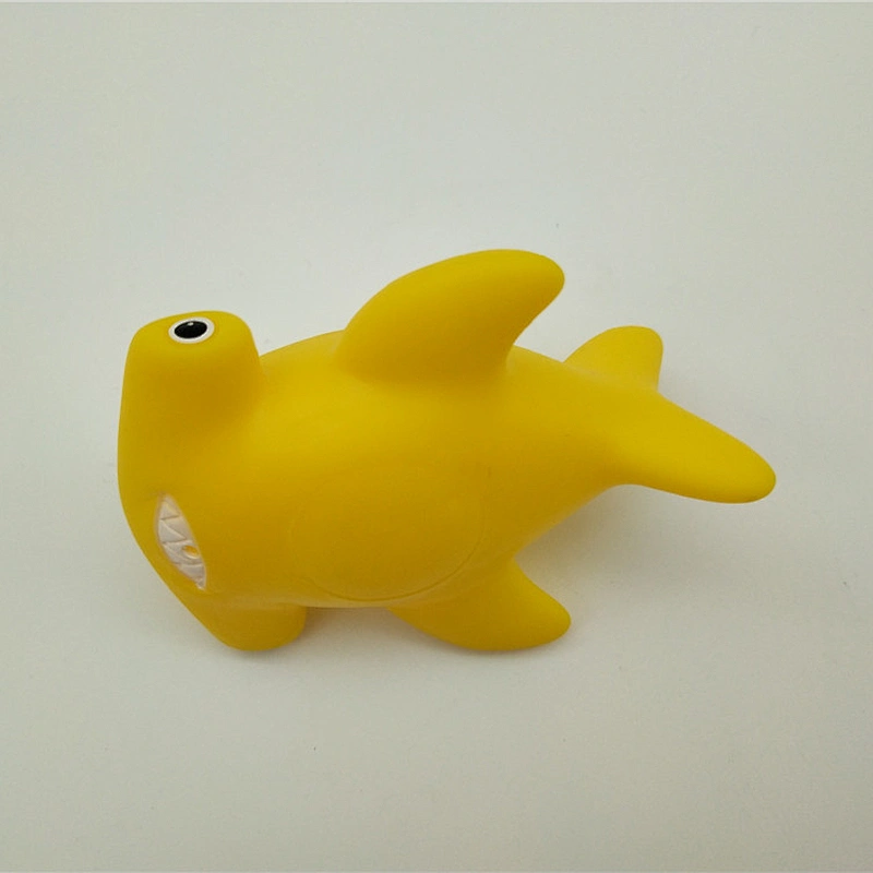 Plastic Toy Yellow Happy Shark Swimming Pool Baby Toys