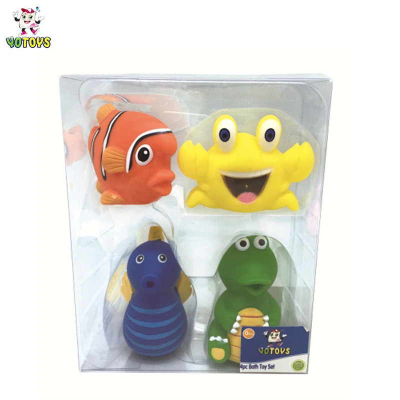 Promotional PVC Baby Toy Cute Bath Toy Set bath boat toy style Wholesale Vinyl Toy for Kids