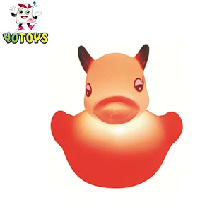 Factory Direct Custom LED flashing Light up bath toy