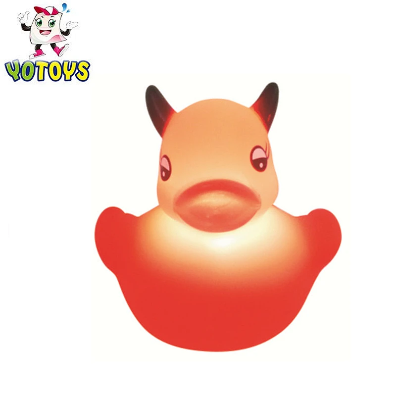 Factory Direct Custom LED flashing Light up bath toy