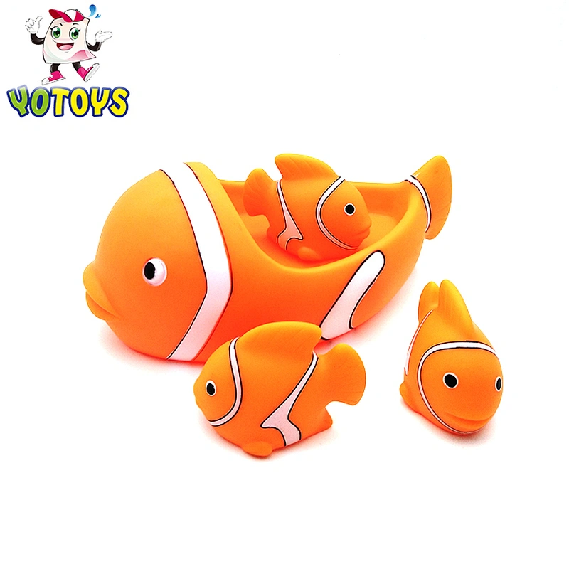 rubber bath toy floating duck family