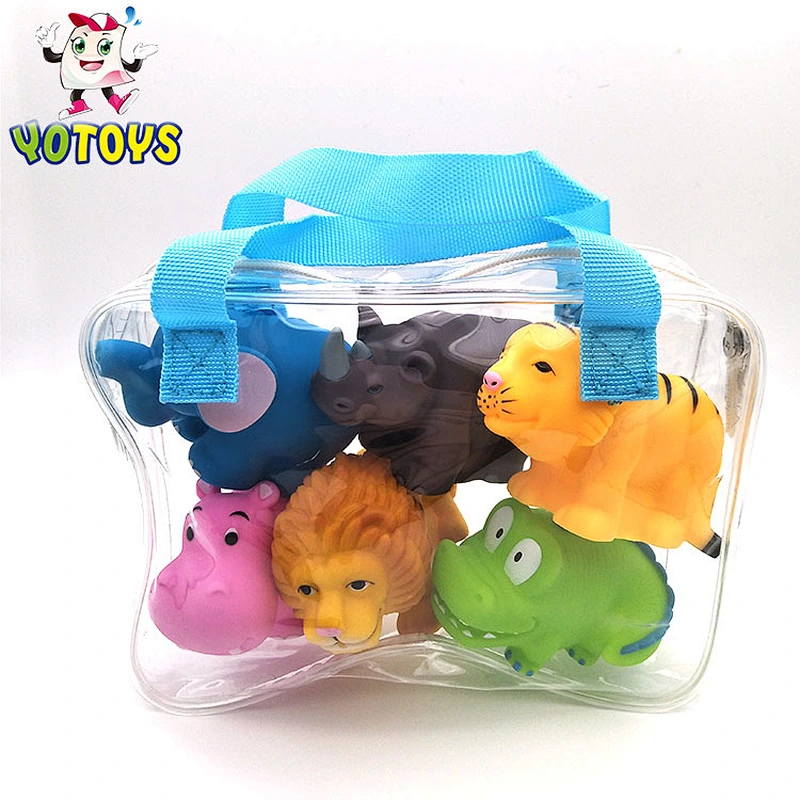 Lovely baby water cute 5 pack pvc toy fish