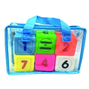 Custom Plastic Math Building Blocks Toy for Baby Educational Gift