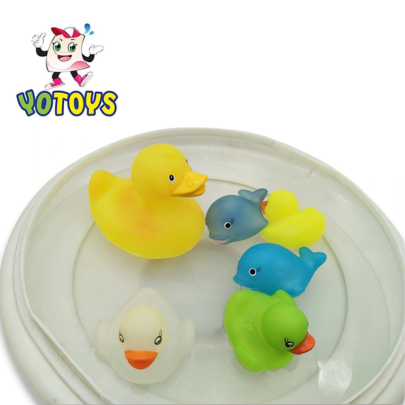 Fast selling Rubber OEM Sea Animal Changing Color Vinyl Toys for baby bathing play