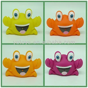 Happy Crab Educational baby shower rubber toys