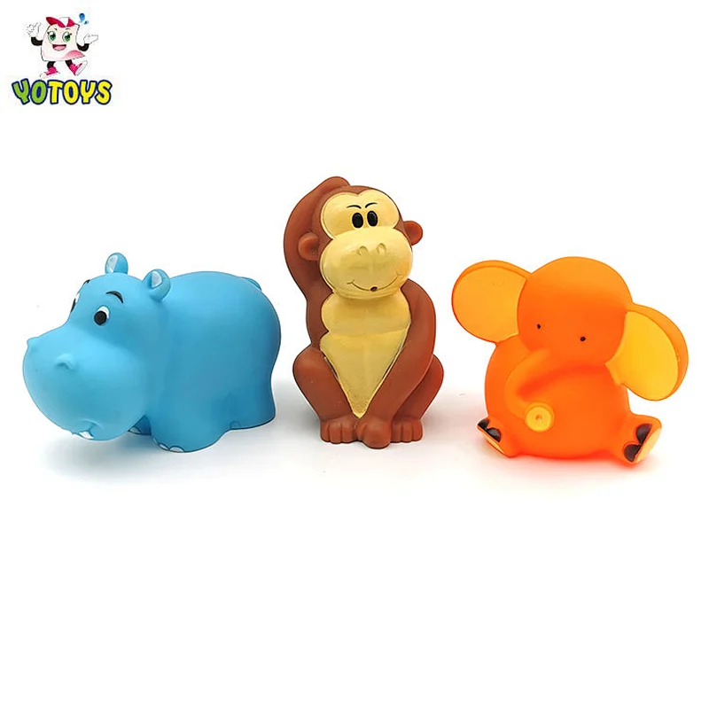 Top quality PVC bath toys animal lion and tiger baby toy custom design plastic baby bath toys for child