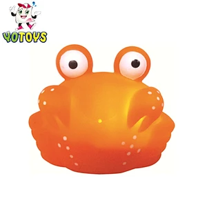 Eco-friendly Unique Design Animal Shape Light up toys led flashing Bath Toys for Kids