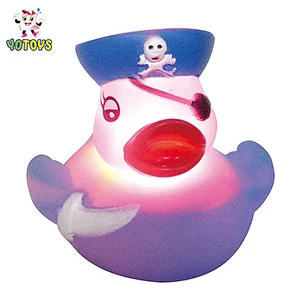 Made in China led rubber duck pvc toy custom rubber duck with light electronic toys for kids