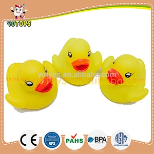 BPA free yellow vinyl duck toys bathtime kid toy for fun