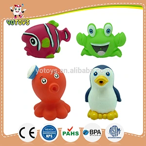 soft animal bath set, table decorations forest animal toys,crocodile bird rhino elephant toy figure custom