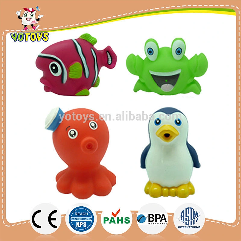 soft animal bath set, table decorations forest animal toys,crocodile bird rhino elephant toy figure custom
