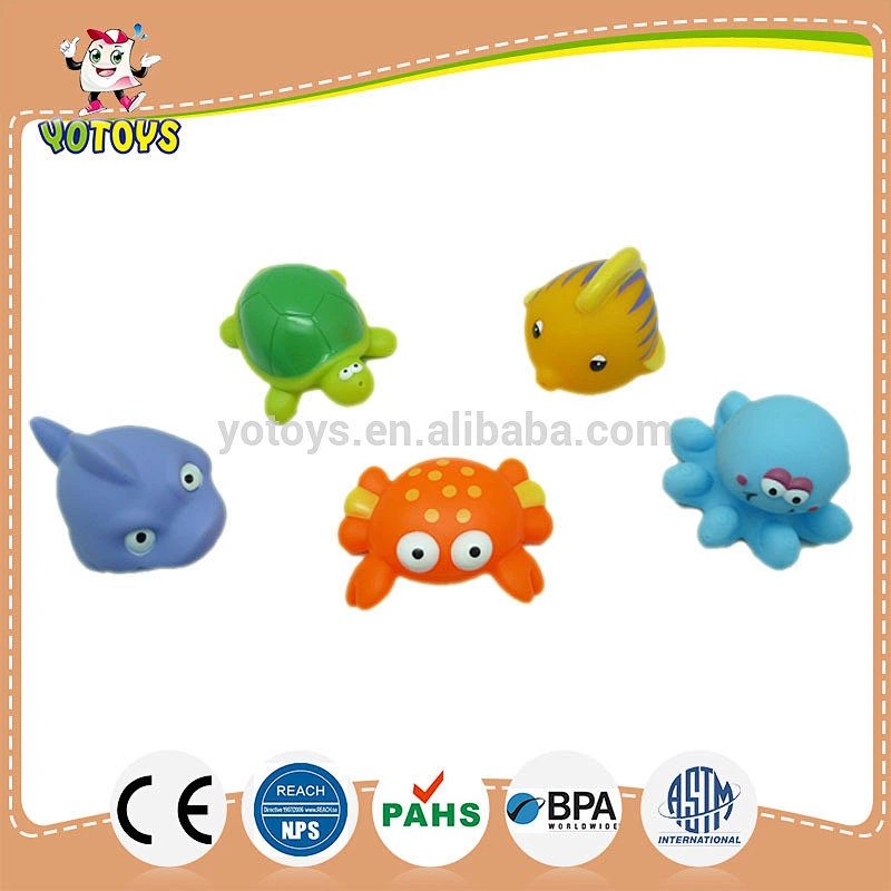 custom make soft rubber plastic bath toy animal