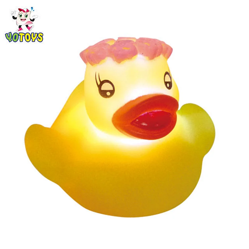 Made in China flashing light up toy custom rubber duck kids toys creative toys for baby boys