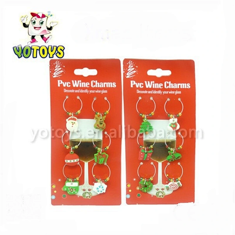 Christmas wine charms party supply!