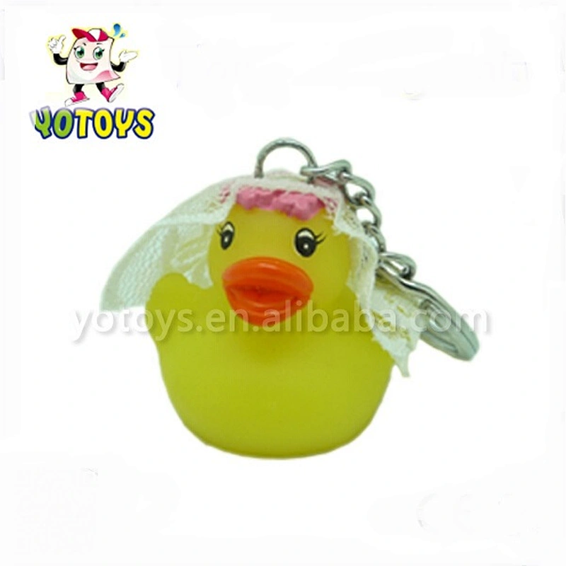 Custom PVC keychain/pvc key chain/soft pvc key chain, rubber duck with keyring