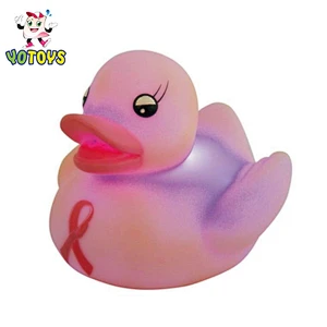 Shiny Yellow Duck Family Light Up Bath Boat Toy for Kids