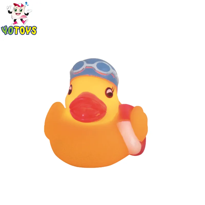 LED PVC Light Up Flashing Christmas Duck Bath Baby Product LED Toy